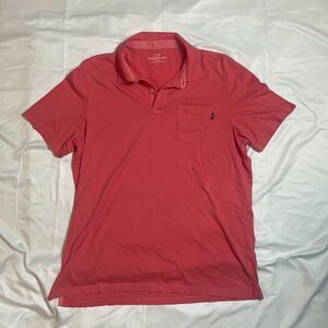 Vineyard Vines Polo Shirt Men’s Large Pink Polo Performance Pima Cotton